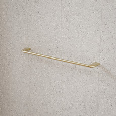 Caroma Contura II 620mm Single Towel Rail - Brushed Brass