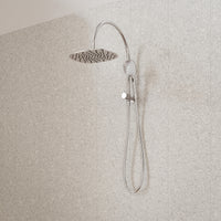 Caroma Contura II Compact Twin Shower - Chrome