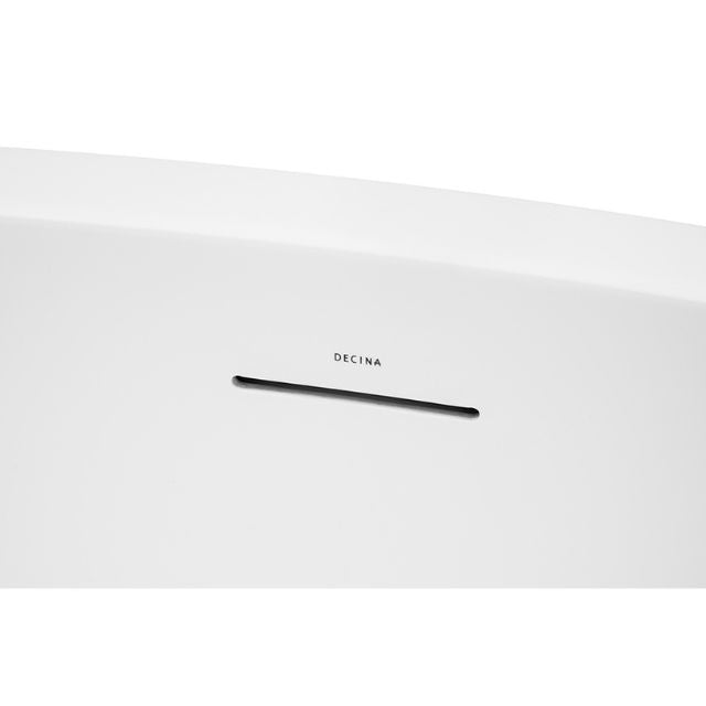 Decina Sheraton freestanding bath overflow slot