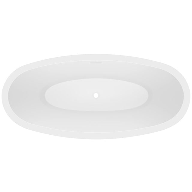 Decina Sheraton Freestanding bath with overflow top view