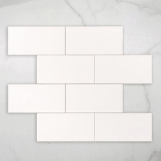 Flinders Satin White Tile 200x400mm Online at the Blue Space