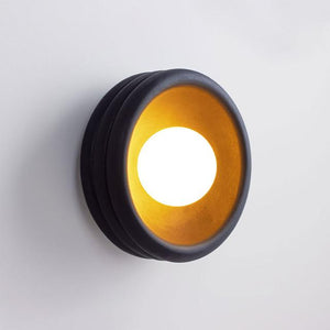 Fluxwood Silo Ceramic Wall Light - Matte Black