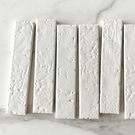Full White Blaire Brick Look Tile Textured Gloss 45 x 230 x 8mm Porcelain online at The Blue Space
