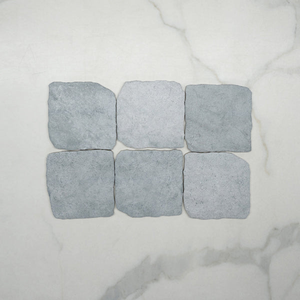 Light Grey Settlers Cobble Stone 150 x 150mm Porcelain Sample