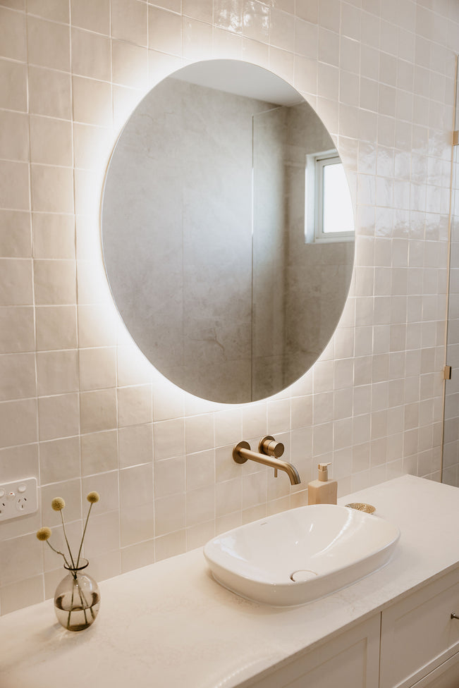 Snow White Ella Zellige Tile 100 x 100 x 10mm Italian Ceramic Sample