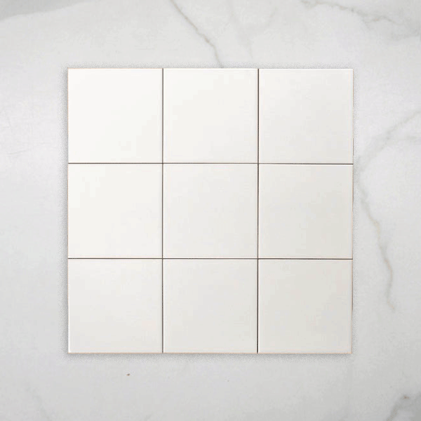 Hartz Gloss White Tile 150x150mm online at The Blue Space