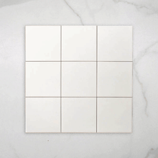 Hartz Gloss White Tile 150x150mm online at The Blue Space