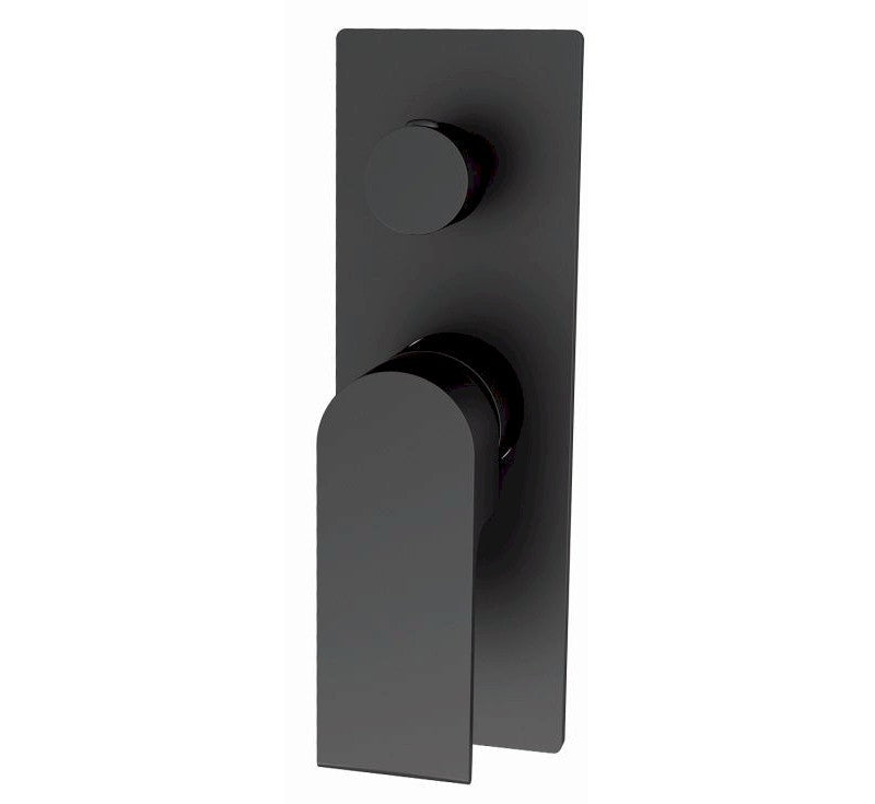 Nero Bianca Shower Mixer With Diverter Matte Black