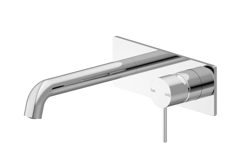 Nero Mecca Wall Basin Mixer 230mm Spout Chrome | The Blue Space