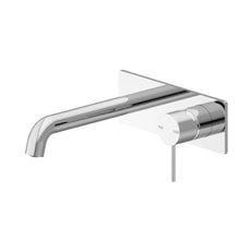 Nero Mecca Wall Basin Mixer 230mm Spout Chrome | The Blue Space