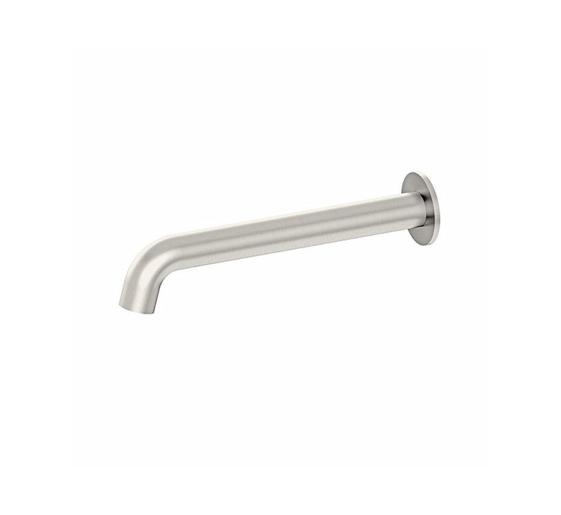 Nero Mecca Basin/Bath Spout Only 160mm Brushed Nickel