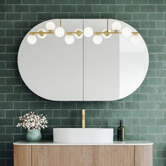 Ingrain Ash Horizontal Pill Shaving Cabinet 900mm, 1200mm & 1500mm