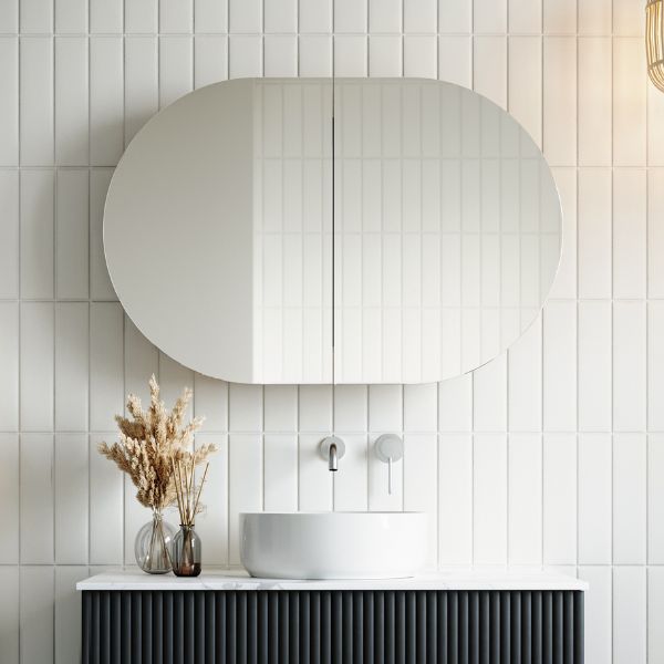 Ingrain Ash Horizontal Pill Shaving Cabinet 900mm, 1200mm & 1500mm