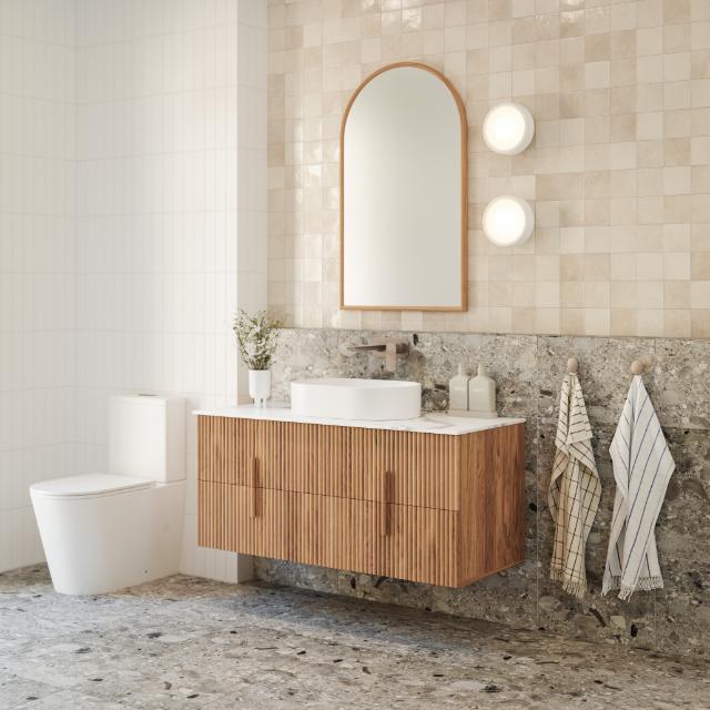 Ingrain Timber Framed Arch Mirror 600mm x 1000mm