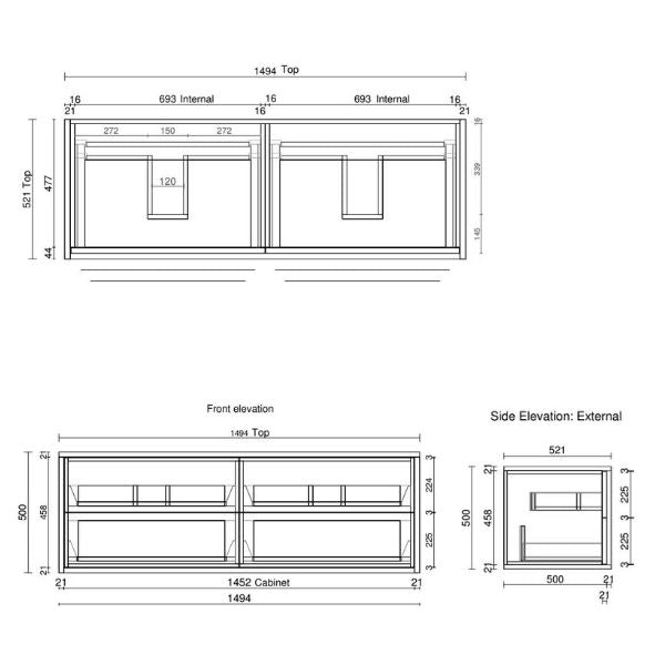 Ingrain Dandenong Timber Bathroom Vanity, Australian Made, Sustainable Timber. — The Blue Space