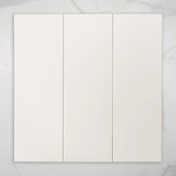 Jervis Satin White Tile 200x600mm online at the Blue Space