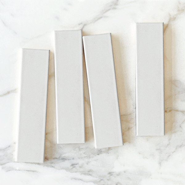 Light Grey Bella Subway Tile Textured Matte 65 x 265 x 6mm Ceramic online at The Blue Space