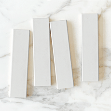 Light Grey Bella Subway Tile Textured Matte 65 x 265 x 6mm Ceramic online at The Blue Space