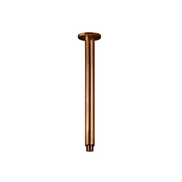 Meir Round Ceiling Shower Arm 300mm Lustre Bronze