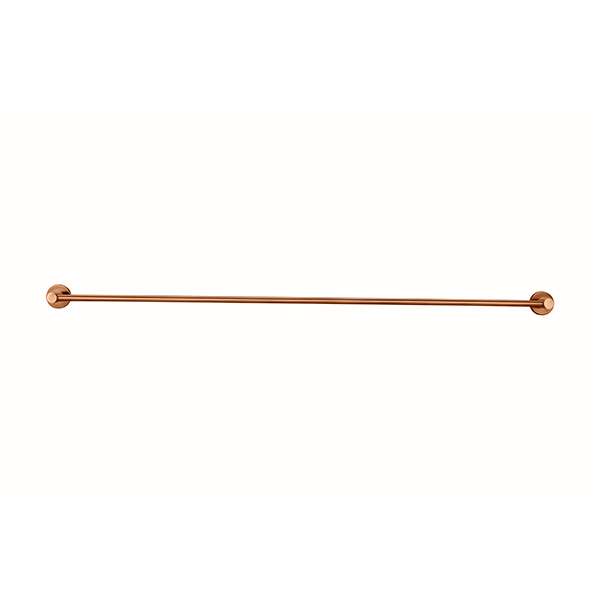 Meir Round Single Towel Rail Lustre Bronze 900mm