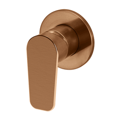 Meir Paddle Round Wall Mixer Lustre Bronze