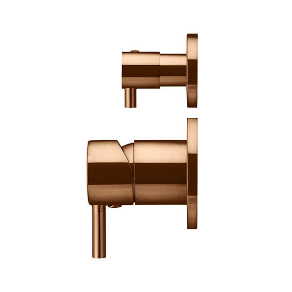 Meir Round Diverter Mixer Lustre Bronze