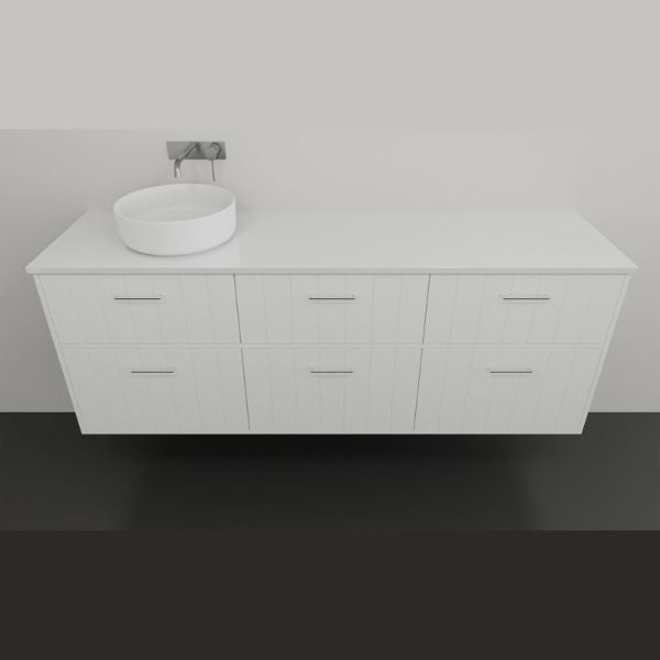 Marquis Anna Wall Hung Vanity - 1800mm Offset Bowl | The Blue Space