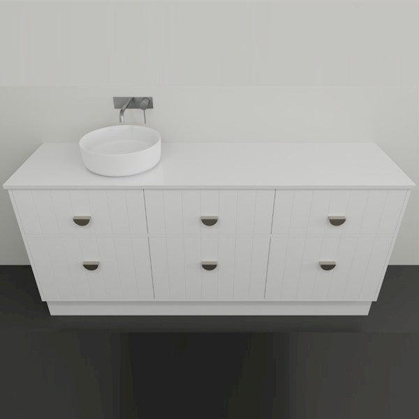 Marquis Anna12 Floor Standing Vanity - 1800mm Offset Bowl | The Blue Space