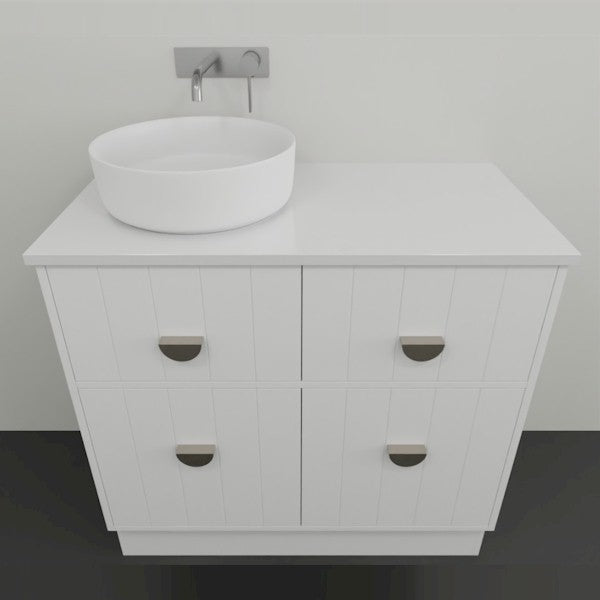 Marquis Anna4 Floor Standing Vanity - 900mm Offset Bowl | The Blue Space