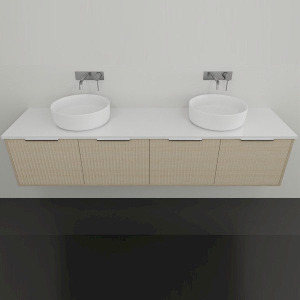 Marquis Bay Wall Hung Vanity - 1800mm Double Bowl | The Blue Space