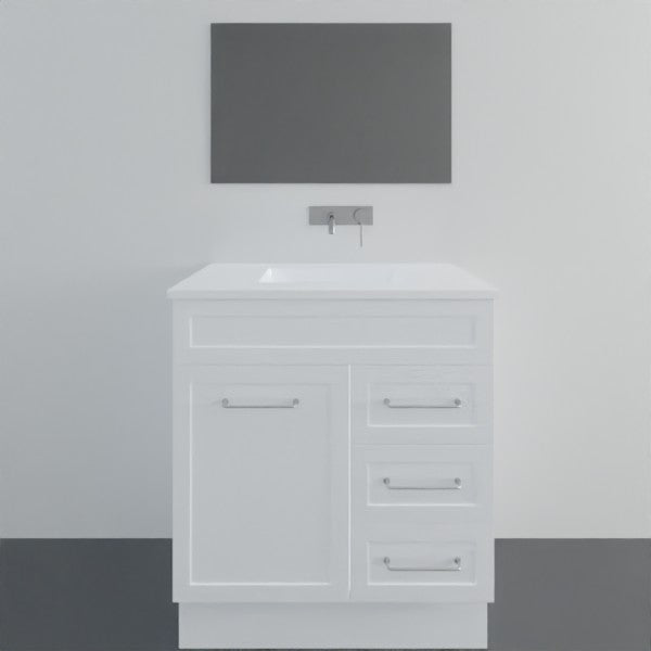 Marquis Bowral2 Floor Standing Vanity - 750mm Centre Bowl - 1 door 3 drawer | The Blue Space