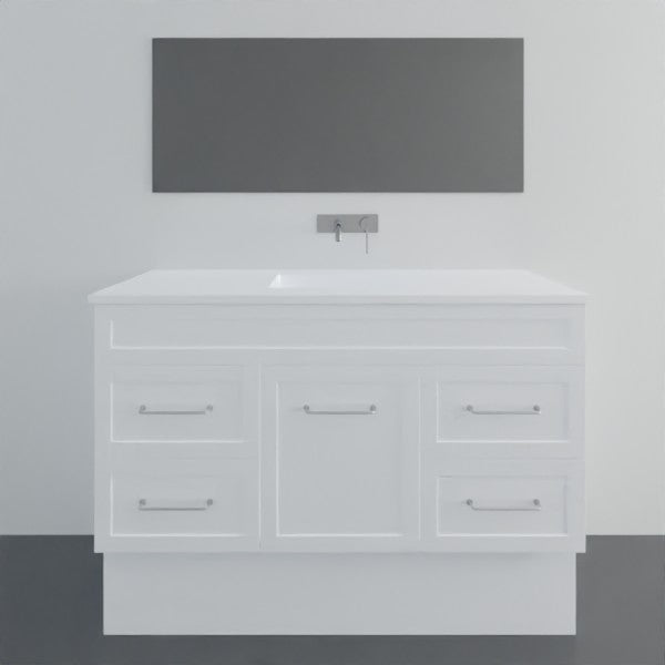 Marquis Bowral5 Wall Hung Vanity - 1200mm Centre Bowl - 1 door 4 drawer | The Blue Space