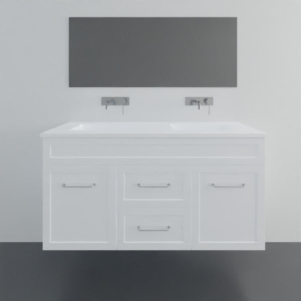Marquis Bowral6 Wall Hung Vanity - 1200mm Double Bowl - 2 door 2 drawer | The Blue Space