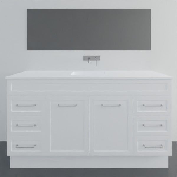 Marquis Bowral8 Floor Standing Vanity - 1500mm Centre Bowl - 2 door 6 drawer | The Blue Space