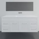 Marquis Bowral8 Wall Hung Vanity - 1500mm Centre Bowl - 2 door 4 drawer | The Blue Space