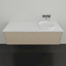 Marquis Cove Wall Hung Vanity - 1200 Offset Bowl | The Blue Space