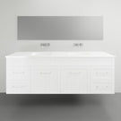 Marquis Kiama11 Wall Hung Vanity - 1800mm Double Bowl - 2 door 4 drawer | The Blue Space