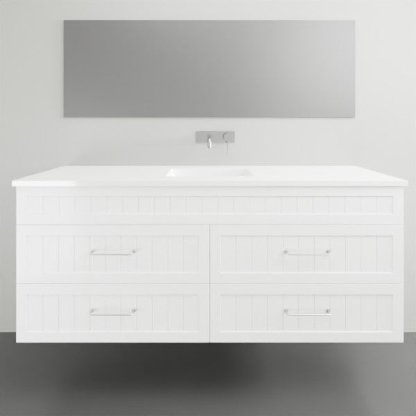 Marquis Kiama17 Wall Hung Vanity - 1500mm Centre Bowl - 4 drawer | The Blue Space