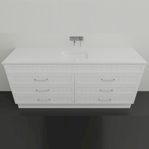 Marquis Kiama19 Floor Standing Vanity - 1800mm Single Bowl - 6 drawer | The Blue Space