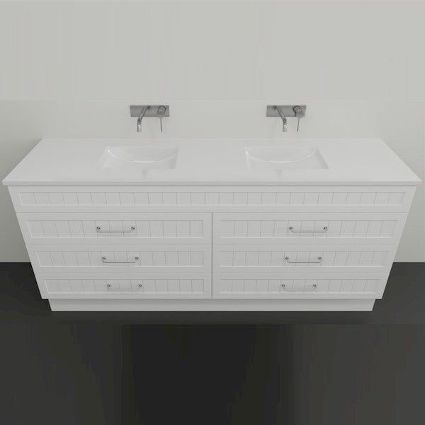 Marquis Kiama20 Floor Standing Vanity - 1800mm Double Bowl - 6 drawer | The Blue Space