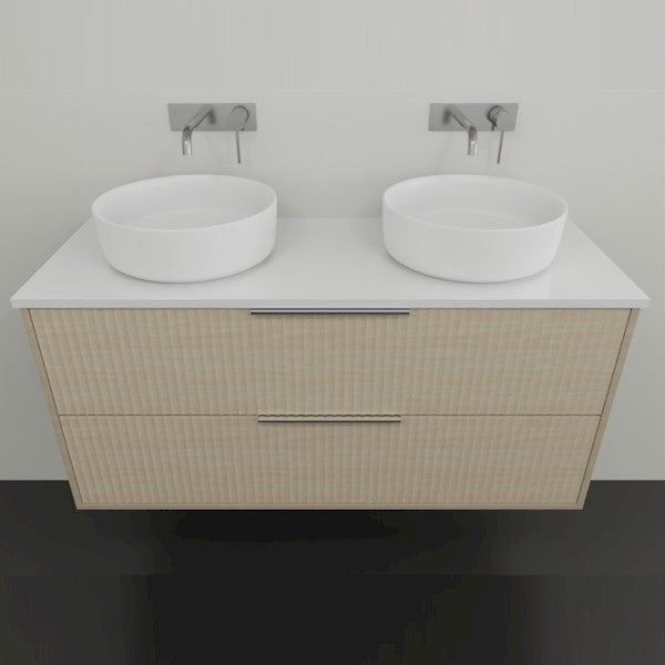 Marquis Lake Wall Hung Vanity - 1200 Double Bowl | The Blue Space