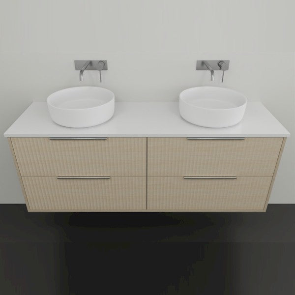 Marquis Lake Wall Hung Vanity - 1500 Double Bowl | The Blue Space