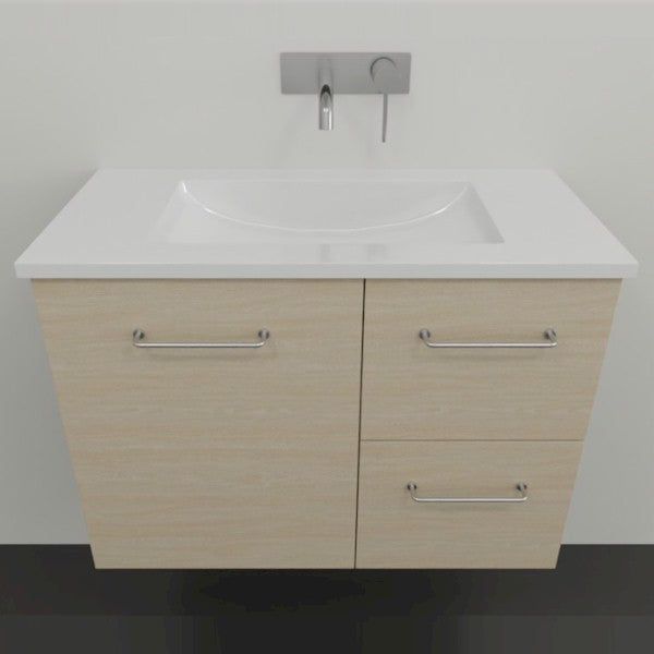 Marquis Marq Compact Wall Hung Vanity - 750mm Centre Bowl | The Blue Space