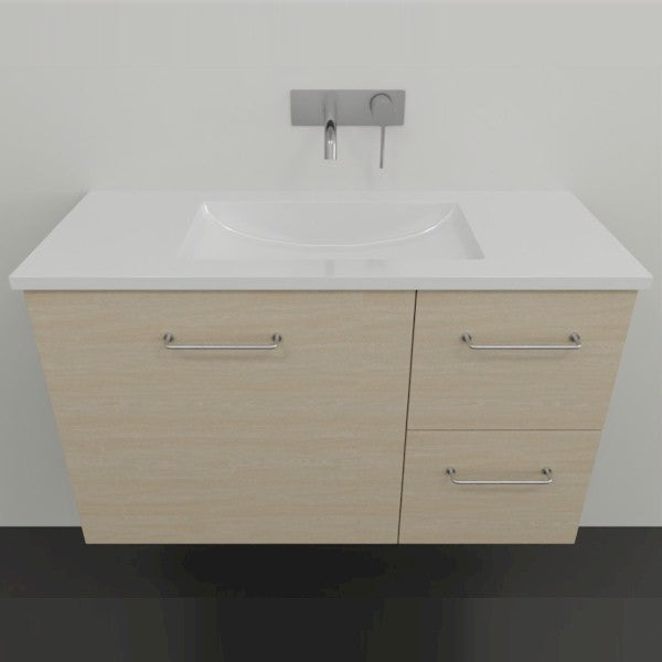 Marquis Marq Compact Wall Hung Vanity - 900mm Centre Bowl | The Blue Space