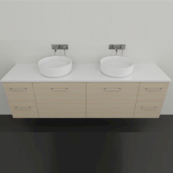 Marquis Marq8 Wall Hung Vanity - 1800mm Double Bowl | The Blue Space