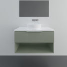 Marquis Oxford3 Wall Hung Vanity - 900 Centre Bowl | The Blue Space