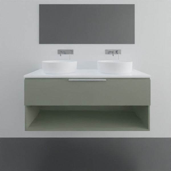 Marquis Oxford5 Wall Hung Vanity - 1200 Double Bowl | The Blue Space