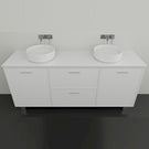 Marquis Palm12 Vanity on Legs - 1800 Double Bowl | The Blue Space