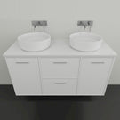 Marquis Palm6 Wall Hung Vanity - 1200 Double Bowl | The Blue Space