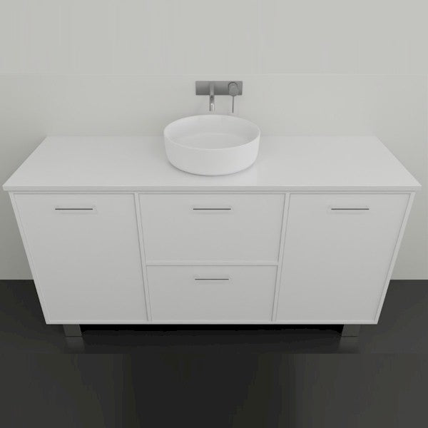 Marquis Palm7 Vanity on Legs - 1500 Centre Bowl | The Blue Space